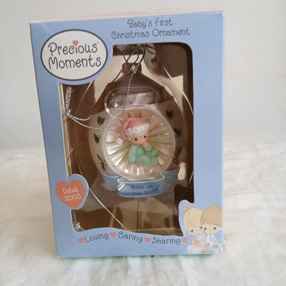 Precious Moments 2003 Baby's First Christmas ( Christmas Tree Decoration ) - Picture 3 of 8